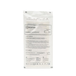 Rękawiczki chirurgiczne lateksowe sterylne 8.5 pudrowane Mercator Santex Powdered 1 para