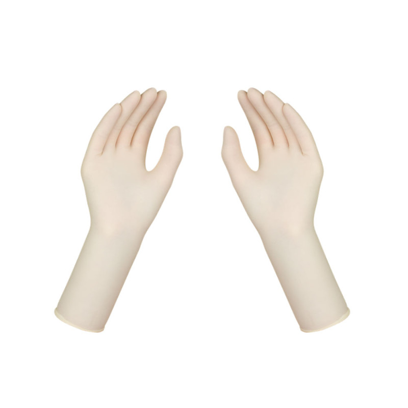 Rękawiczki chirurgiczne lateksowe sterylne 6.0 bezpudrowe Mercator Santex Powder-Free 1 para