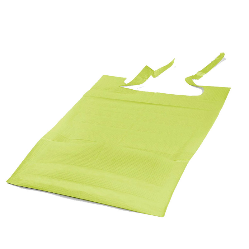 Śliniak dentystyczny z kieszonką 39cm x 48cm limonkowy podfoliowany 54g DentixPro 400szt