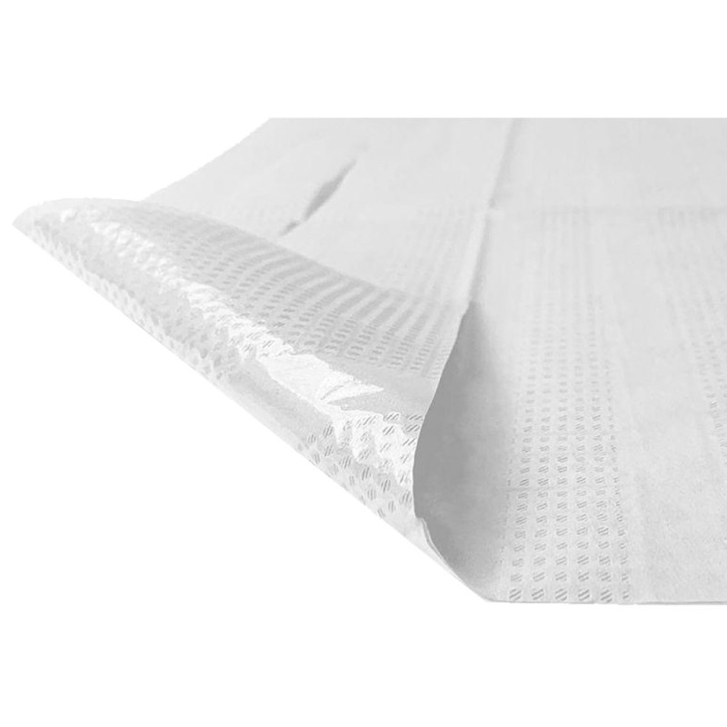 Śliniak dentystyczny z kieszonką 39cm x 48cm biały podfoliowany 54g DentixPro 50szt