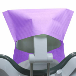 Pokrowiec na zagł&oacute;wek stomatologiczny 32cm x 28cm fioletowy podfoliowany 54g DentixPro 600szt