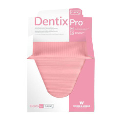 Serweta dentystyczna 33cm x 48cm r&oacute;żowa podfoliowana 54g DentixPro 80szt