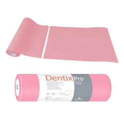 Serweta dentystyczna na rolce 33cm x 48cm r&oacute;żowa podfoliowana 54g DentixPro 400szt