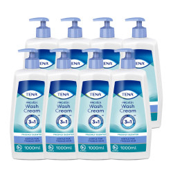 Krem do mycia Tena Wash Cream 1l x 8szt