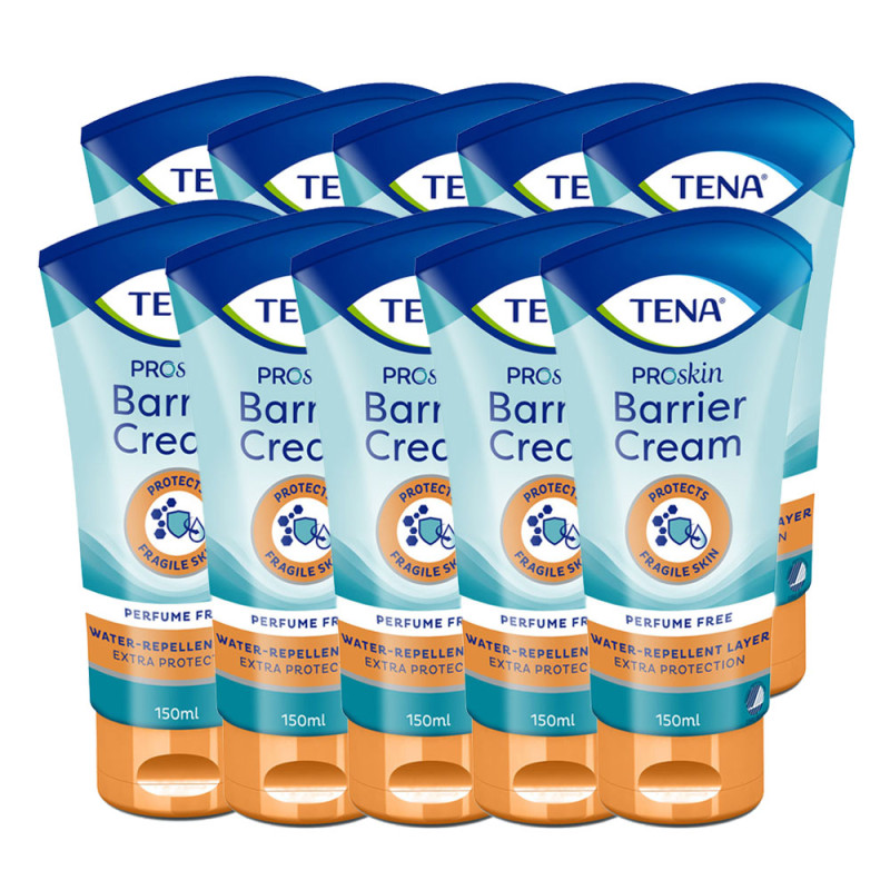 Krem ochronny z gliceryną 150ml Tena ProSkin Barrier Cream 10szt