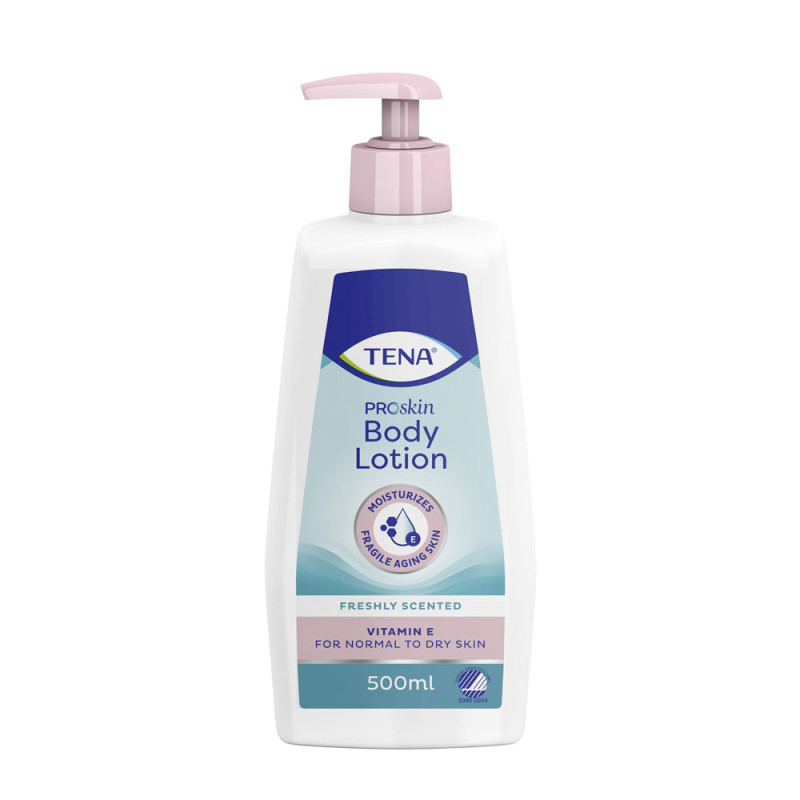 Balsam do ciała nawilżający z witaminą E 500ml Tena ProSkin Body Lotion 10szt