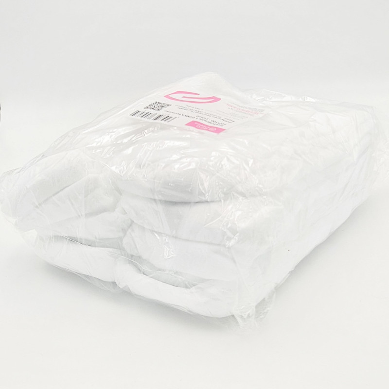 Prześcieradło jednorazowe z gumką 100cm x 220cm białe wł&oacute;knina 15g 10szt