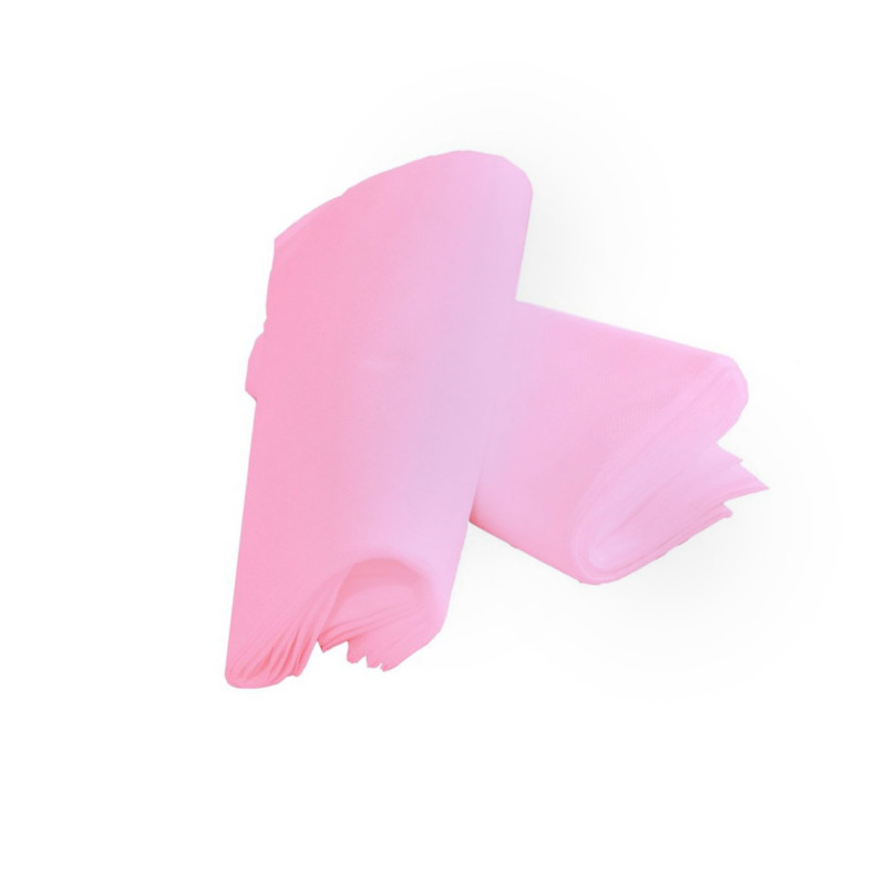 Prześcieradło jednorazowe 100cm x 215cm r&oacute;żowe wł&oacute;kninowe 15g 10szt