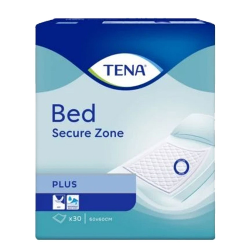 Podkład chłonny na ł&oacute;żko 60cm x 60cm Tena Bed Plus 30 sztuk
