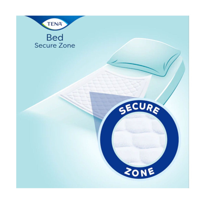 Podkład chłonny na ł&oacute;żko 90cm x 60cm Tena Bed Plus 30 sztuk