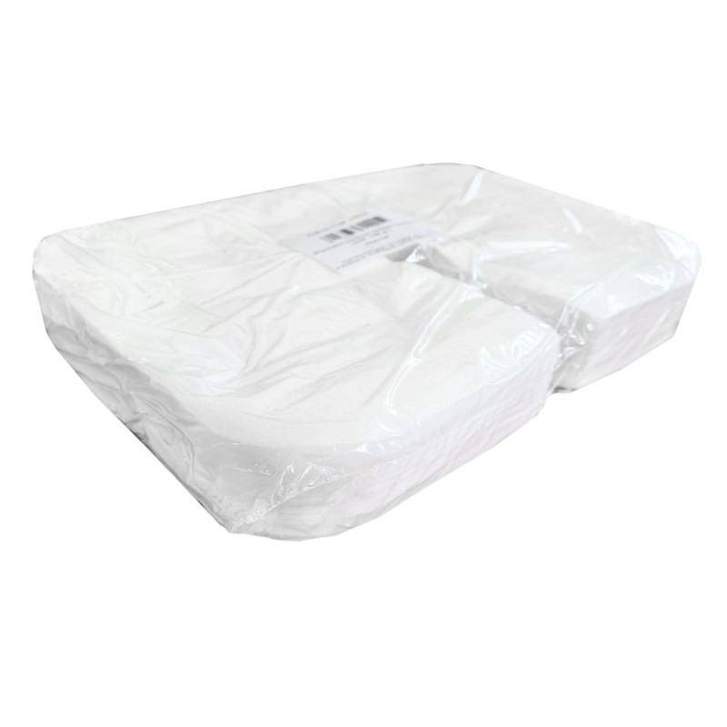 Podkład na zagł&oacute;wek typu rogal 29cm x 36cm duży biała wł&oacute;knina 100szt