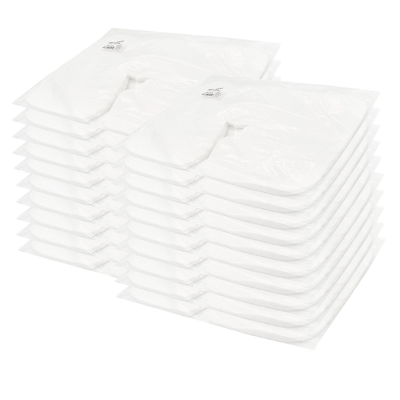 Podkład na zagł&oacute;wek typu rogal duży 33cm x 40cm biały wł&oacute;knina 50szt x 20op