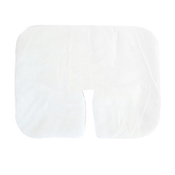 Podkład na zagł&oacute;wek typu rogal duży 33cm x 40cm biały wł&oacute;knina 50szt x 20op