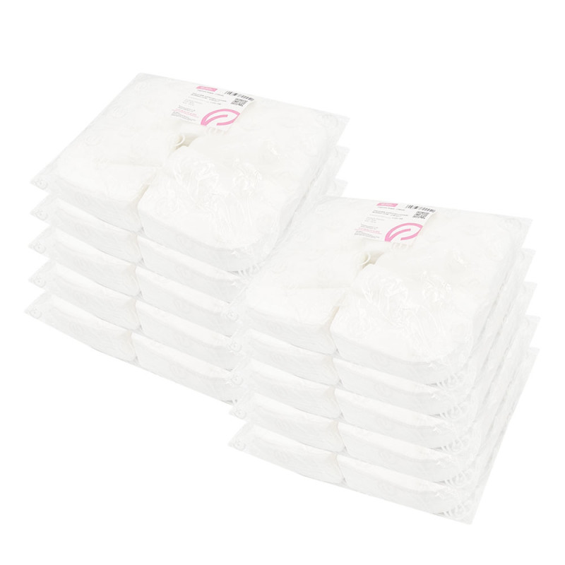 Podkład na zagł&oacute;wek typu rogal 29cm x 36cm biała wł&oacute;knina 100szt x 10op