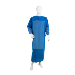 Fartuch chirurgiczny wzmocniony sterylny XXXL z mankietem (wł&oacute;knina SMMMS 35g + 40g) 50szt