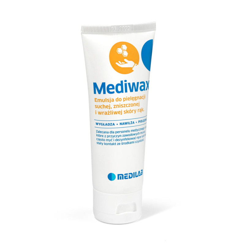Mediwax krem do rąk w tubce 75ml do pielęgnacji suchej i wrażliwej sk&oacute;ry