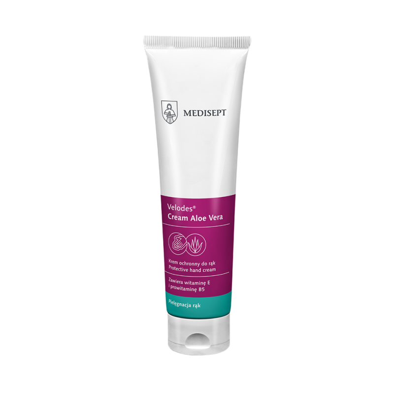 Krem do rąk z aloesem 100ml Velodes Cream Aloe Vera 50szt