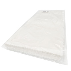 Ręcznik kosmetyczny Ewa biały z wł&oacute;kniny 20cm x 47cm do zmycia twarzy 50szt