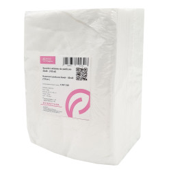 Ręcznik kosmetyczny do pedicure biały z wł&oacute;kniny 50cm x 40cm 600szt