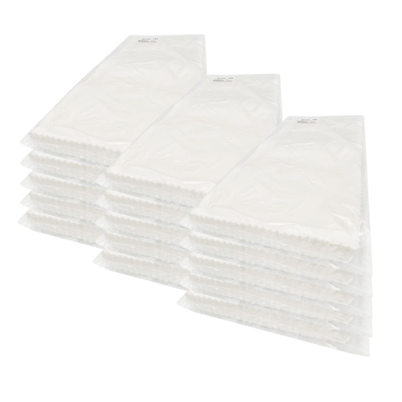 Ręcznik kosmetyczny Ewa biały z wł&oacute;kniny 20cm x 47cm do zmycia twarzy 50szt x 15op