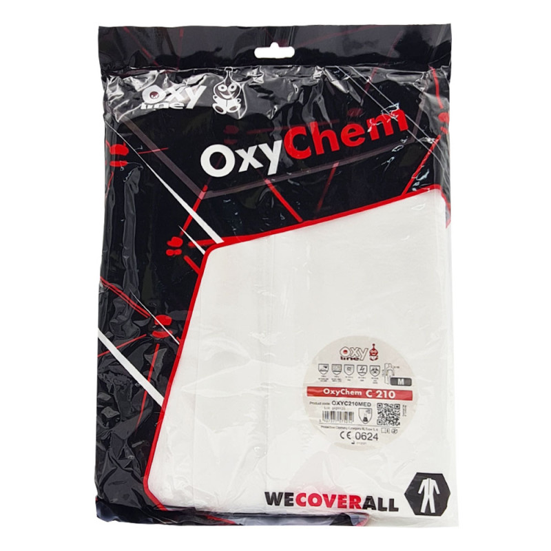 Kombinezon ochronny lakierniczy biały M OxyChem C210 typ 5 6