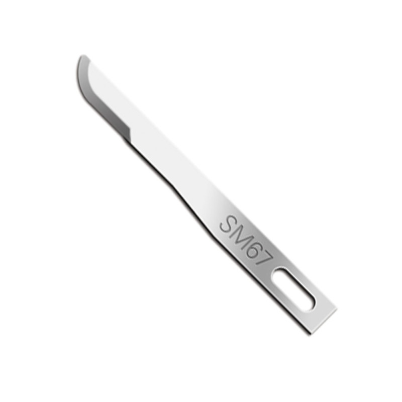 Ostrze mikrochirurgiczne SM67 sterylne 25szt stal nierdzewna Swann-Morton