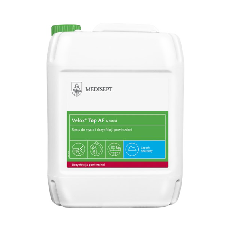 Spray do dezynfekcji i mycia powierzchni Velox Top AF Neutral 5l