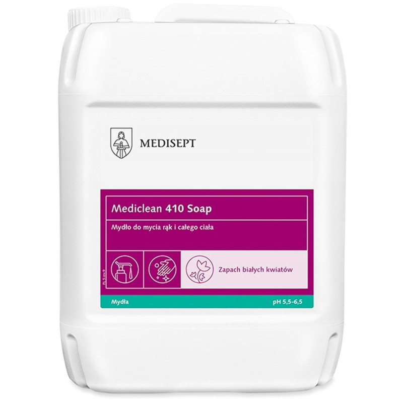 Mediclean 410 Soap 5l pielęgnacyjne mydło w płynie do mycia rąk i ciała 1szt