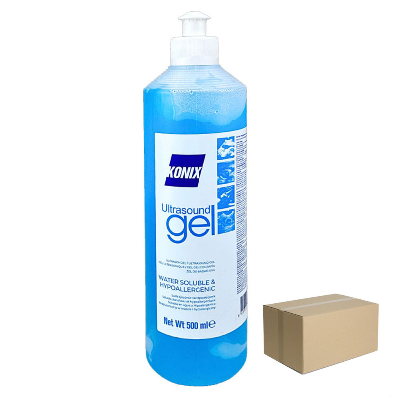 Żel do USG Konix niebieski 500ml 20szt