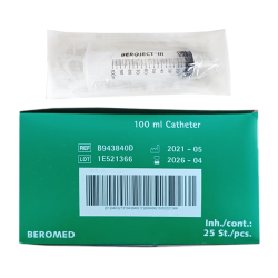 Strzykawka cewnikowa 100ml Beroject III 25szt
