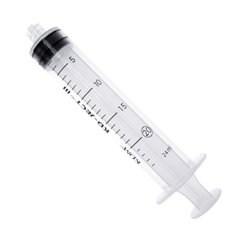 Strzykawka 20ml luer lock trzyczęściowa KD-JECT III 100szt