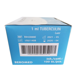 Strzykawka tuberkulinowa bez igły 1ml...