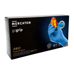Rękawiczki nitrylowe XL niebieskie Mercator Gogrip 50szt karton 10op