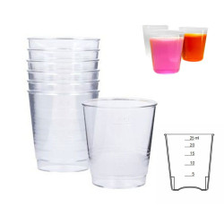 Kieliszek do lek&oacute;w 25ml plastikowy 75szt