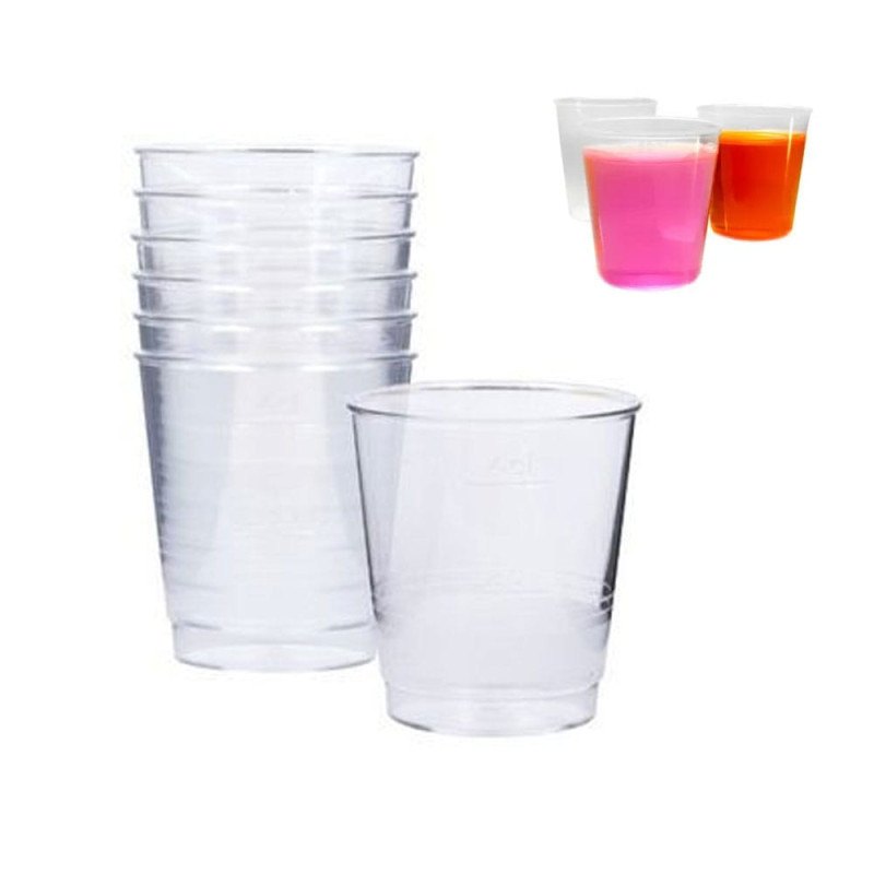Kieliszek do lek&oacute;w 25ml plastikowy 75szt