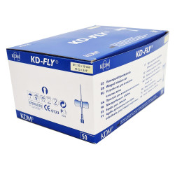 Motylek igła 19G 1,1mm x 19mm KDM KD-Fly 50szt