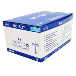 Motylek igła 23G 0,6mm x 19mm KDM KD-Fly 50szt