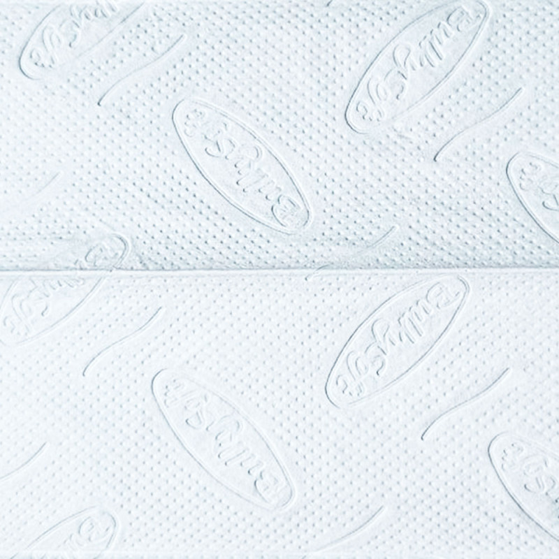Duży ręcznik papierowy w listkach 21,5x32cm składany typu M-FOLD 1440szt biały 3 warstwy 4op
