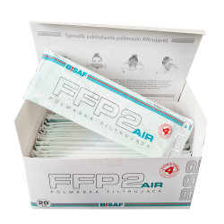 Maska z filtrem ffp2 AIR Bisaf na...