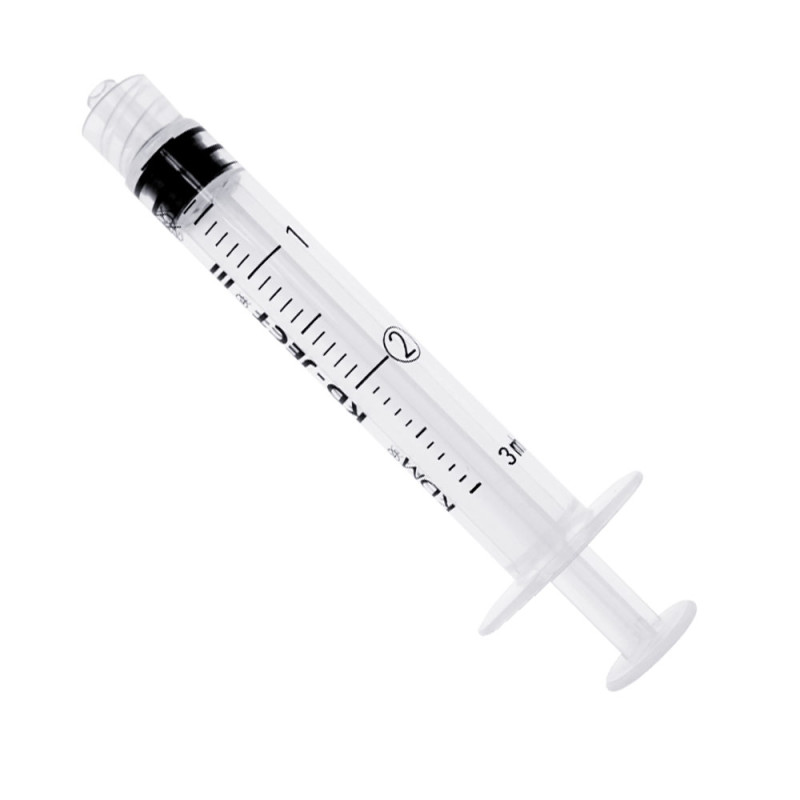 Strzykawka 2ml luer lock trzyczęściowa KD-JECT III 100szt