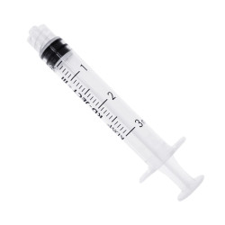 Strzykawka 3ml luer lock trzyczęściowa KD-JECT III 100szt