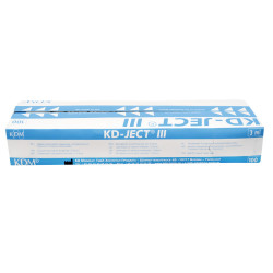 Strzykawka 3ml luer lock trzyczęściowa KD-JECT III 100szt