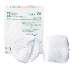 Seton jałowy z gazy 5cm x 2m 17 nitek...