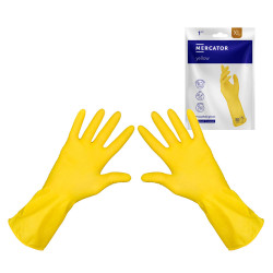 Rękawiczki gumowe XL gospodarcze ż&oacute;łte lateksowe Ideall Yellow 1 para