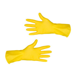 Rękawiczki gumowe XL gospodarcze ż&oacute;łte lateksowe Ideall Yellow 1 para