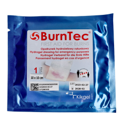 Opatrunek hydrożelowy ratunkowy 10cm x 10cm BurnTec 1szt