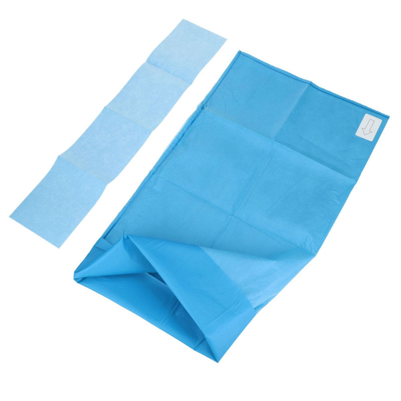 Osłona na kończynę 35cm x 120cm + taśma chirurgiczna 10x50cm 56g laminat jałowa Alphatex 1szt