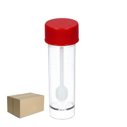 Jałowy pojemnik na kał z łopatką 25ml...