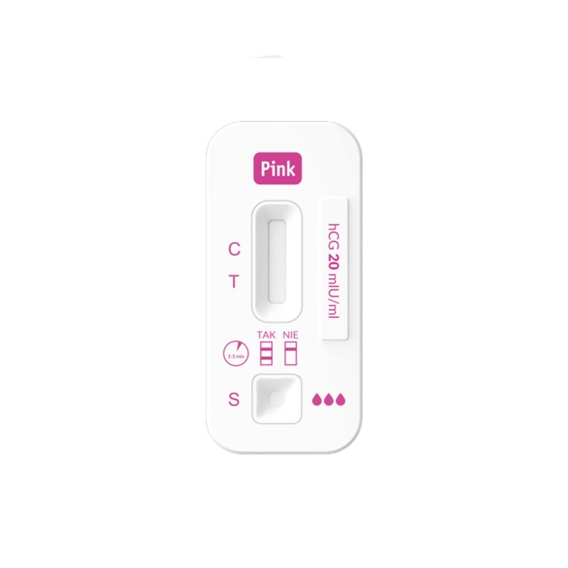 Test ciążowy płytkowy super czuły Pink 10 ml/U 1szt