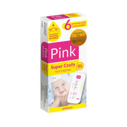 Test ciążowy płytkowy super czuły Pink 10 ml/U 1szt
